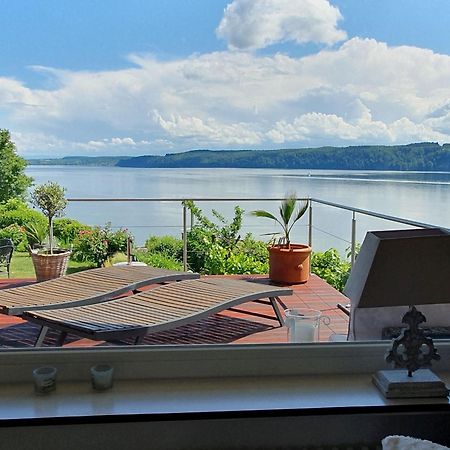 Ferienwohnung Panorama-Seetraum Зиплинген Екстериор снимка